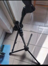 SE SOBAST 麥克風(fēng)話(huà)筒支架話(huà)筒架落地直播鋼管管體伸縮三腳架錄音舞臺支架設備配 雙咪夾 HY-02 曬單實(shí)拍圖
