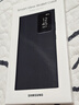 三星（SAMSUNG）Galaxy S24 Ultra手機殼原裝插卡式智能視窗保護套 黑色 曬單實(shí)拍圖