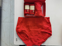 浪莎本命年內褲女純棉高腰收腹喜慶結婚帶襪子馬年騏驥紅女士三角褲 曬單實(shí)拍圖