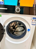 博世（BOSCH）6系摩德納 10KG家用大容量 變頻滾筒洗衣機 深層凈洗 活氧空氣洗 智能投放 蒸汽除皺 1.10洗凈比 WGK754D00W 單洗 曬單實(shí)拍圖