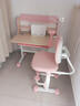 讀書(shū)郎兒童學(xué)習桌椅套裝可升降小戶(hù)型中小學(xué)生作業(yè)小孩寫(xiě)字書(shū)電腦課桌椅 手搖升降護眼桌+9cm追背手搖椅粉 曬單實(shí)拍圖