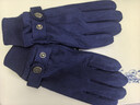 JEEP騎行棉手套冬季男加絨加厚牛皮絨觸屏騎行電動(dòng)摩托車(chē)防寒防風(fēng)保暖 曬單實(shí)拍圖