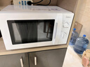 美的（Midea）【給老家送年貨東哥同款】快捷微波爐 家用小型 360°轉盤(pán)加熱 旋鈕操控 易潔內膽（M1-L213B） 曬單實(shí)拍圖