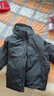 龍牙二代隱熾夾克鵝絨羽絨服冬季短款高端保暖休閑外套 極夜黑 L 180/100A 曬單實(shí)拍圖