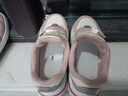 回力（Warrior）童鞋冬季女童運動(dòng)鞋加絨保暖兒童棉鞋男童鞋WZ-B082L 米/粉36 曬單實(shí)拍圖