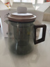 玻璃茶壺茶水分離套裝家用花茶壺煮茶壺新款養生玻璃茶具防爆水壺 【煙灰】D把官帽泡茶壺 500ml 曬單實(shí)拍圖