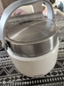 304不銹鋼燜燒杯寬口大口徑保溫飯桶保溫飯盒24小時(shí)保溫上班族女 真空【白色】1.2L+折疊勺+保溫包 曬單實(shí)拍圖