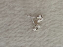 莫蓮娜老鳳凰純銀999如意結耳釘女螺絲擰扣養耳洞耳環(huán)睡覺(jué)免摘耳骨釘 旋轉如意結-大號+小號【兩對】4只+螺紋耳堵老鳳祥 吉祥如意耳釘 曬單實(shí)拍圖