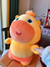 多愛(ài)（Duoai）  正版水豚嚕嚕公仔毛絨卡皮巴拉玩偶超大號送女友生日禮物 呆呆 45cm 送女孩女友道歉禮物送女生男生 曬單實(shí)拍圖
