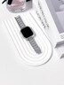 優(yōu)倫詩(shī)適用蘋(píng)果手表S11表帶apple iwatch S10/9施華洛鑲鉆金屬女款腕帶蘋(píng)果iwatch S8/7/6/5/4/se3表帶 【施華洛-三珠】銀色表帶 iwatch11/10代【42MM表盤(pán)】 曬單實(shí)拍圖