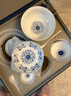 富玉景德鎮高顏值青花瓷玲瓏餐具套裝高級感喬遷家用輕奢陶瓷碗碟 萬(wàn)壽蓮套裝（釉下彩） 29頭 曬單實(shí)拍圖
