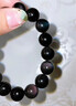 紀梵蒂 GEFIODEY天然保真彩虹眼黑曜石手串女士情侶手鏈男士本命年轉運珠新年禮物 【12mm】彩虹眼黑曜石素圈 曬單實(shí)拍圖