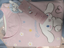 Hello Kitty女童內衣套裝秋季兒童睡衣洋氣大童家居服秋衣秋褲G035櫻花粉160 曬單實(shí)拍圖