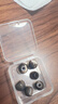 YSLEZL適用鐵三角 ATH-E50入耳式耳機套液態(tài)硅膠套耳塞套有線(xiàn)舒適降噪耳帽HIFI替換配件耳堵 透黑色【新款螺紋】贈收納盒 大中小各1對【鐵三角】 曬單實(shí)拍圖