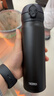 膳魔師（THERMOS）保溫杯不銹鋼水杯磨砂黑500ml保冷杯便攜JNL-502送禮 曬單實(shí)拍圖