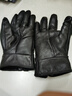 歐玪羊皮手套男士加絨加厚真皮保暖冬季騎行電動(dòng)車(chē)摩托車(chē)防水防風(fēng)手套 純羊皮女士紐扣 均碼 曬單實(shí)拍圖