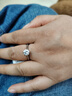 IDC河南人工培育鉆石18K金鉆戒結婚鉑金1克拉TF六爪戒指求婚老婆女友 PT950鉑金【D色/VVS/NGIC證書(shū)】 1克拉【重金版】 曬單實(shí)拍圖