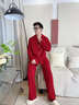 魅卿紅色睡衣結婚新婚情侶套裝大碼本命年貓喵可愛(ài)春秋季純棉一男一女 2219女 【禮盒包裝】 XL 【女推薦120-140斤】 曬單實(shí)拍圖