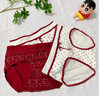 莫代爾紅色內褲女生全棉抑菌底襠本命年結婚2026年新款女士三角短褲 （6條）愛(ài)心+波點(diǎn)+格子+碎花+雪花+字母 XL 110-130斤 曬單實(shí)拍圖