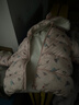 兒童羽絨棉服加絨加厚連帽穿棉襖男女寶寶嬰幼兒中小童裝棉衣外套 粉紅色 90 建議身高70-80cm 曬單實(shí)拍圖