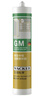 瓦克（WACKER）GM玻璃膠門(mén)窗防水填縫封邊快干中性硅酮耐候美容膠 通用彩色密封膠 白色1支 曬單實(shí)拍圖