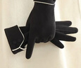 法派德絨手套女士春秋戶(hù)外騎行開(kāi)車(chē)韓版可愛(ài)加絨冬季保暖手套 黑色 曬單實(shí)拍圖