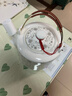 集雅斯（JYS）陶瓷茶壺水壺家用涼水壺冷水壺泡茶壺大茶壺瓷器水壺耐高溫大容量 雙銅中號白底金花(2.8L左右) 曬單實(shí)拍圖