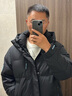 鴨鴨新款男士短款羽絨服冬季連帽戶(hù)外休閑潮流保暖加厚防風(fēng)外套男寬松 曬單實(shí)拍圖