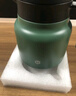 京東京造保溫壺 家用暖水壺保溫燜茶悶泡熱水瓶 316不銹鋼貓眼綠800ml 曬單實(shí)拍圖