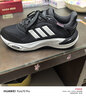 adidas CLIMAWARM緩震回彈保暖舒適加厚休閑跑步鞋男女阿迪達斯   黑色/亮白色/碳黑色   40 曬單實(shí)拍圖