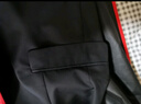 紅蜻蜓【順豐-次日達可選]西服套裝男士修身商務(wù)正裝職業(yè)裝上班西裝婚禮 黑色 M 【西服+褲+襯衫】+領(lǐng)帶+皮帶 曬單實(shí)拍圖