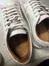 金利來(lái)（Goldlion）男鞋板鞋時(shí)尚個(gè)性耐磨皮鞋舒適百搭休閑鞋52223008620A-白色-38碼 曬單實(shí)拍圖