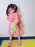 備美兒童雨衣女童男童女孩幼兒園專(zhuān)用2025新款寶寶雨鞋小學(xué)生小孩F022 粉色小萌兔 L 曬單實(shí)拍圖