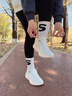 李寧超影丨跑步鞋女鞋新款緩震回彈輕量舒適軟底體測休閑慢跑運動(dòng)鞋 白堊灰-18 38 曬單實(shí)拍圖