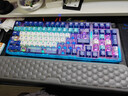 達爾優(yōu)（dareu）COOL98游戲鍵盤(pán)無(wú)線(xiàn)三模機械鍵盤(pán)客制化8000毫安Gasket結構SOCD動(dòng)力紫-桃C拿鐵軸 曬單實(shí)拍圖