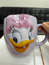 Disney迪士尼正版水杯高顏值陶瓷杯大容量馬克杯耐高溫女生兒童牛奶杯子 米妮【浮雕馬克杯】 曬單實(shí)拍圖