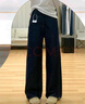 棉致藍色高腰寬松闊腿牛仔褲女秋冬季小個(gè)子復古直筒休閑褲子加絨 N21深藍色【常規高品質(zhì)28】 L 108-118斤 曬單實(shí)拍圖