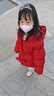 樂(lè )芭鼠女童棉衣外套冬季中國風(fēng)拜年服兒童棉服冬裝過(guò)年服新年服寶寶棉襖 紅色（白雪公主拜年服棉衣） 140碼 建議7-8歲 (身高135左右) 曬單實(shí)拍圖