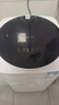 YANGZI揚子迷你洗衣機全自動(dòng)小型內衣內褲懶人洗衣機洗脫一體學(xué)生宿舍兒童嬰兒洗襪子機帶脫水租房半自動(dòng) 白7.5KG【洗脫兩用+藍光+強力潔凈】 曬單實(shí)拍圖