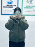 F426【趙露思同款】25年冬季新款美式復古連帽毛領(lǐng)派克服 軍綠色 S 曬單實(shí)拍圖