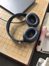 墨頓 適用JBL TUNE 700BT耳罩T770NC T710 T720BT耳機套T750 T760NC杰寶頭戴式降噪隔音海綿墊升級配件 藍色蛋白皮耳套一對【自帶卡扣】 曬單實(shí)拍圖