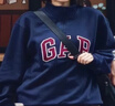 蓋璞（GAP）男女裝2025秋季logo搖粒絨半拉鏈立領(lǐng)衛衣 海軍藍 S (165/88A)亞洲尺碼【偏大,建議拍小一碼】 曬單實(shí)拍圖