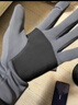 目丸騎行手套女冬季露指加絨保暖翻蓋觸屏運動(dòng)戶(hù)外防風(fēng)寒防潑水騎車(chē) 深灰色【右圖款】 曬單實(shí)拍圖