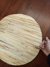 山東手工高粱桿蓋墊圓形餃子簾篦子雙層鍋排鍋蓋放餃子的排子托盤(pán) 餃子蓋簾（1個(gè)）50cm 曬單實(shí)拍圖
