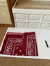 皓梵潔紅色方巾街舞配飾潮男女復古嘻哈hiphop街頭風(fēng)腰果花圍巾頭巾裝飾 酒紅色花紋方巾【送方巾扣】 曬單實(shí)拍圖