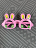 兒童庫洛米眼鏡框女童可愛(ài)卡通太陽(yáng)鏡女孩拍照裝飾鏡框無(wú)鏡片墨鏡 23#粉色兔子 100~120 曬單實(shí)拍圖