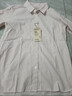MUJI女式水洗平紋襯衫領(lǐng)長(cháng)袖襯衫襯衣內搭女裝冬季外搭薄款外套 粉紅色條紋 S （155/80A） 曬單實(shí)拍圖