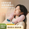 ?全網(wǎng)熱銷(xiāo)?熱水袋U型頸椎熱敷注水灌水肩頸頭部暖寶寶防爆加厚 【內膽】+藏青藍 親膚水晶絨 曬單實(shí)拍圖