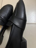 達芙妮真皮樂(lè )福鞋女2026春夏新款法式平底單鞋女一腳蹬女鞋小皮鞋 黑色 39 曬單實(shí)拍圖