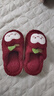 兒童兒童秋冬棉拖鞋季居家室內卡通蘋(píng)果可愛(ài)寶寶親子拖鞋女孩 紅色【蘋(píng)果地板拖】 14 24-25 適合腳長(cháng)14cm 曬單實(shí)拍圖